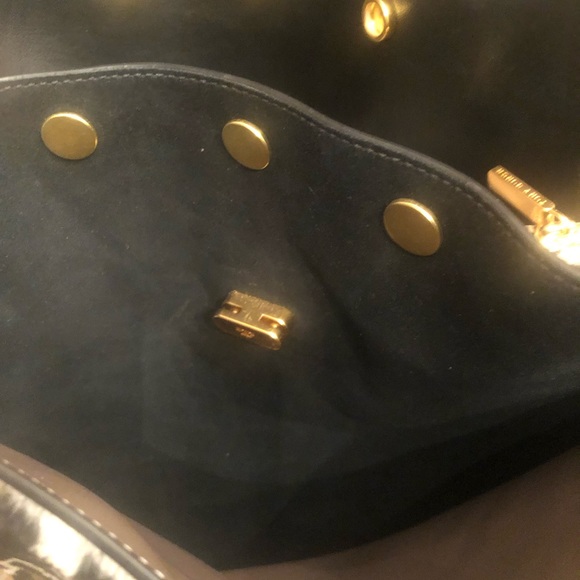 Authentic Leopard Tory Burch Lee Radziwill Double Bag. Pony Hair Italian suede - Picture 6 of 9